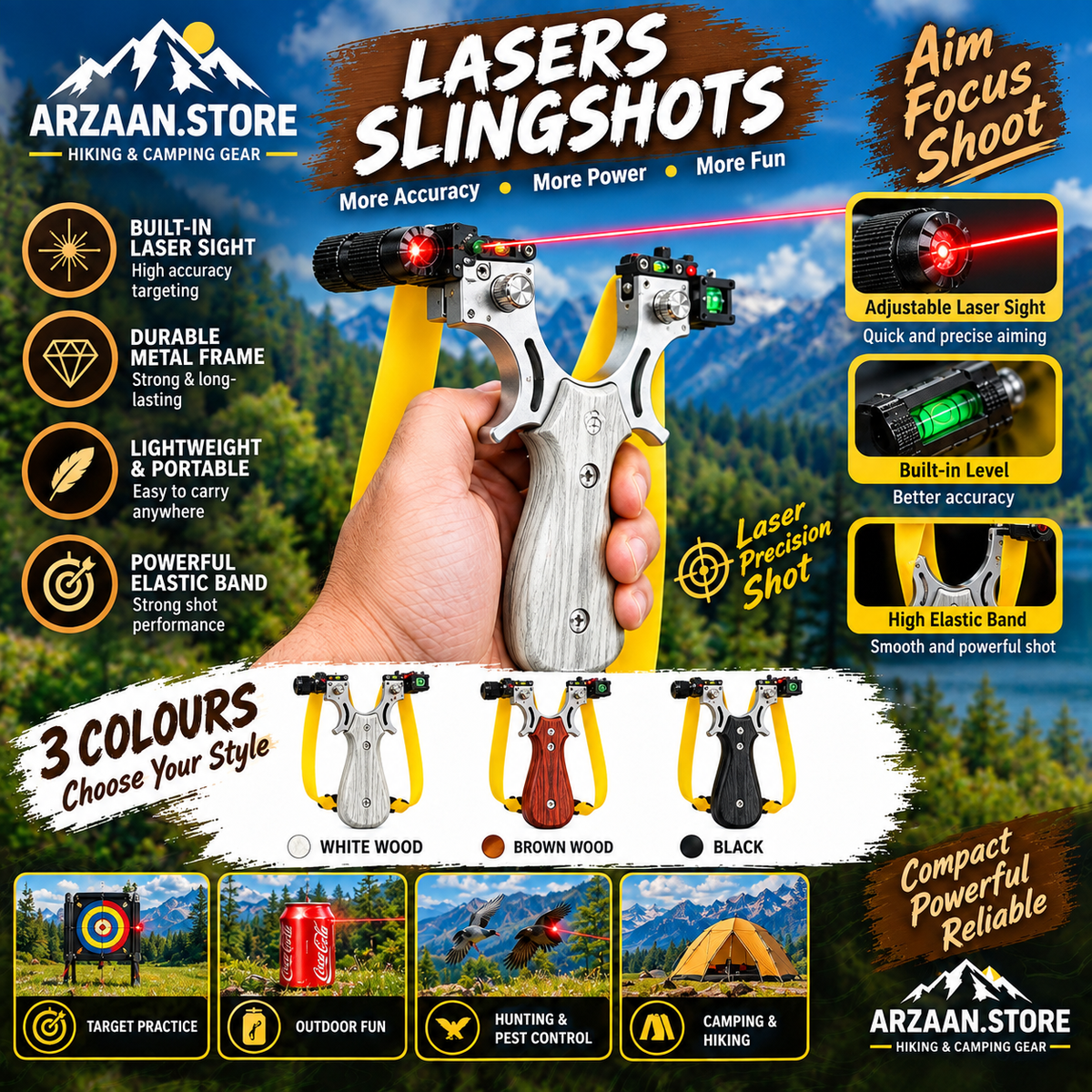The 5 Best Slingshots for Hunting | HawkSling Guide
