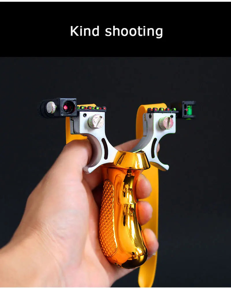 Slingshot With Laser Sight