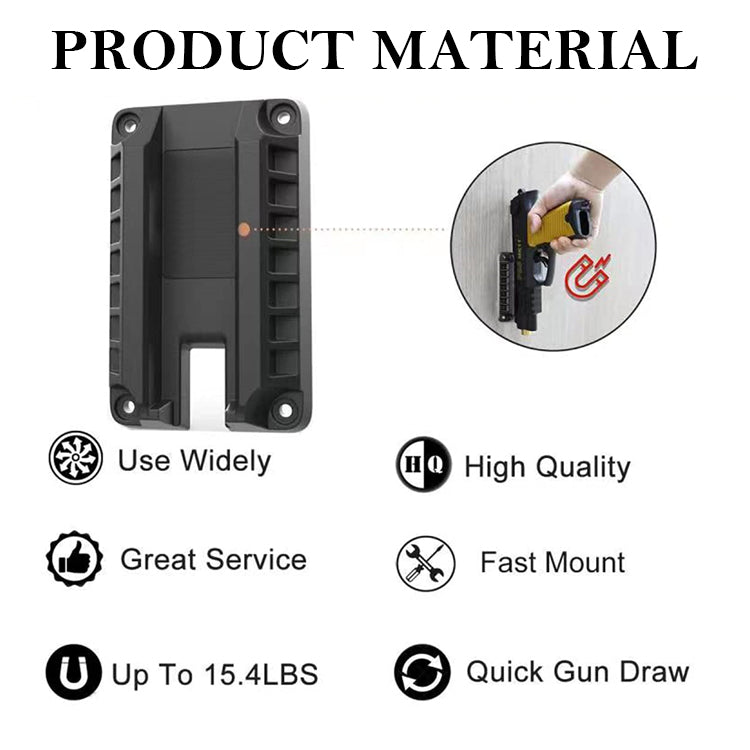 9MM CAR MAGENTIC MOUNT CAR HOLSTER UNDER STEERING MAGNET MOUNT WITH AUTO LOAD FEATURE FOR 9MM