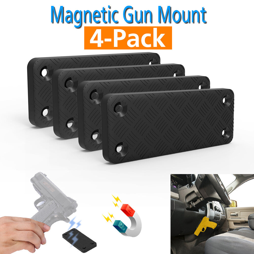 Gun Magnet Mount,55lb Magnetic Gun Holster,Holder Using in Car, Wall, Desk