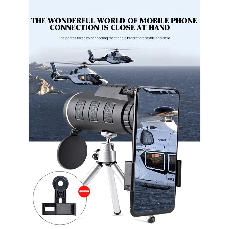 40X60 HD Monocular Telescope Dual Focus