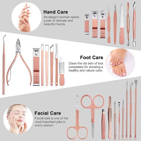 18 Piece Manicure Nail Care kit
