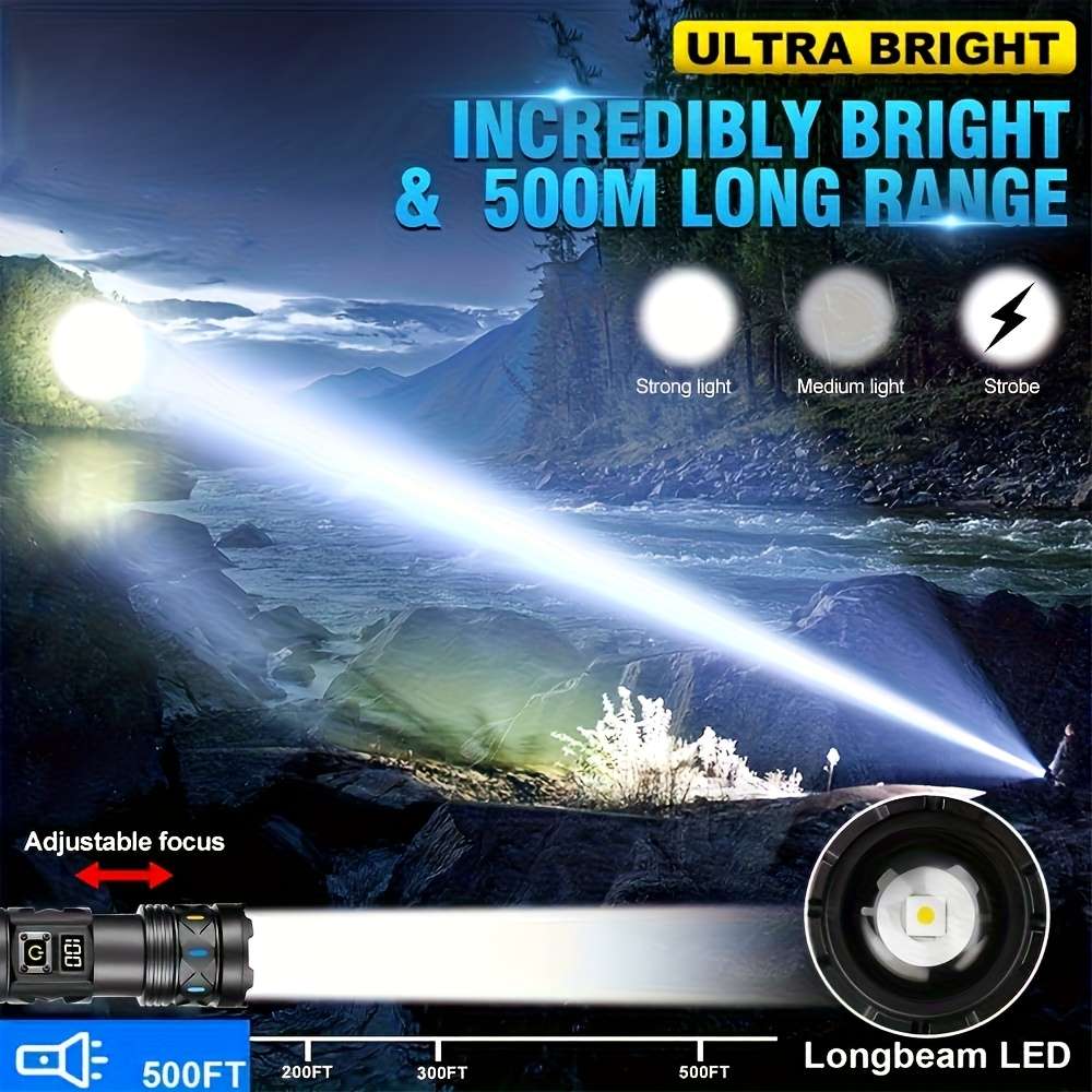 COBA. Aluminium Alloy Strong Light Flashlight